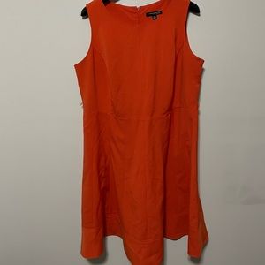 Sleeveless Orange Plus size Dress!